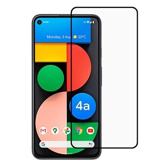 Volledig zelfklevende schermbeschermer van volledig scherm met schermafdruk van gehard glas voor Google Pixel 4a 5G