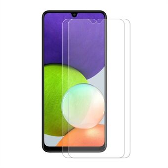 2 stks / set HOED Prince 0.26mm 9H 2.5D HD Duidelijkheid Gehard Glas Screen Protector voor Samsung Galaxy F22 / M22