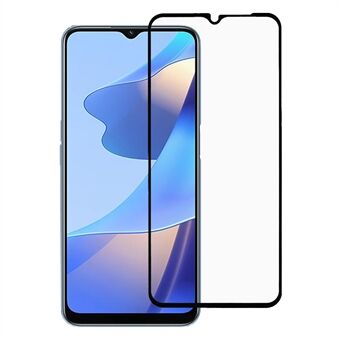 RURIHAI Full Adhesive 9H Hardheid 2.5D Edge Case Vriendelijke Solid Defense Gehard Glas Screen Protector voor Oppo A16/A16s/A54s