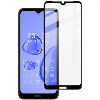 IMAK Pro + Full HD Clear 9H Anti-kras volledige dekking Volledig zelfklevende film van gehard glas voor Nokia C30