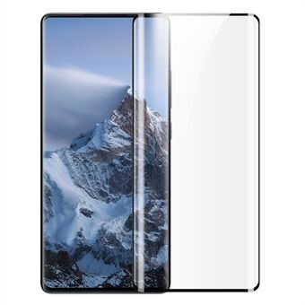 NILLKIN 2 stuks / pak Volledige dekking volledige lijm 3D gebogen schermbeschermer van gehard glas Geen vingerafdrukfilm voor Xiaomi Mix 4