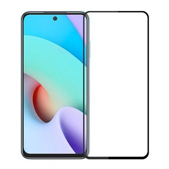 PINWUYO Volledige Cover Volledige Lijm Anti-Vingerafdruk 9H Hardheid Gehard Glas Beschermfolie voor Xiaomi Redmi 10/Redmi 10 Prime