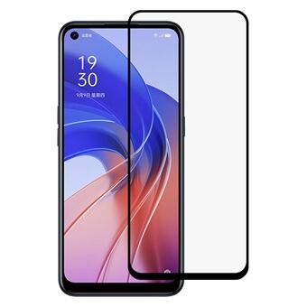 RURIHAI Volledig scherm Volledige lijm HD Clarity 2.5D 9H Double Defense Hoge aluminium-siliciumglasfilm voor OPPO A11s (2021)