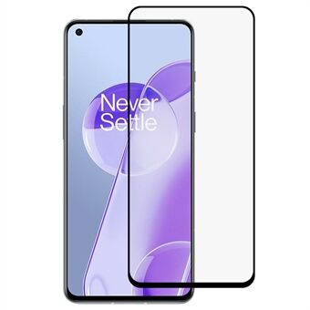 Volledig zelfklevende zeefdruk Schermbeschermer van gehard glas met volledige dekking voor OnePlus 9RT 5G