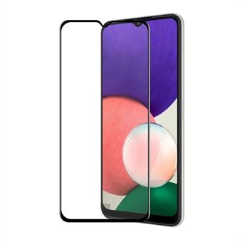 HOED- Prince HD Slijtvaste Anti-bubble 6D Silk Printing Volledige lijm Volledig scherm Cover Gehard glazen schermbeschermers voor Samsung Galaxy A22 5G (EU-versie)