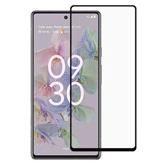 HD clear zeefdruk volledig scherm ondoorzichtige volledige zelfklevende Anti-kras gehard glas film voor Google Pixel 6a