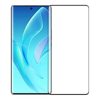 PINWUYO 3D Hot Bending Anti-vingerafdruk Explosieveilige Anti-kras Arc Edge Volledige dekking Gehard glas Screen Protector [Volledige lijm] voor Honor 60