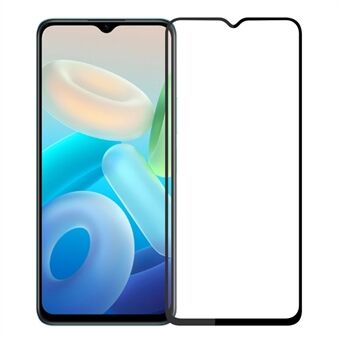 PINWUYO Volledige Lijm Krasbestendig Explosieveilige Anti-Vingerafdruk 9H Volledig scherm Gehard Glas Screen Protector voor Vivo Y76 5G