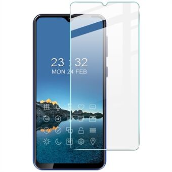 IMAK H-serie Hoge gevoeligheid 9H anti-explosie gehard glas, luchtbelvrije heldere film voor Oukitel C19 Pro