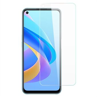 Voor Oppo A76 0,3 mm Arc Edge Ultradunne schermbeschermer Explosieveilige HD-filmbescherming van gehard glas