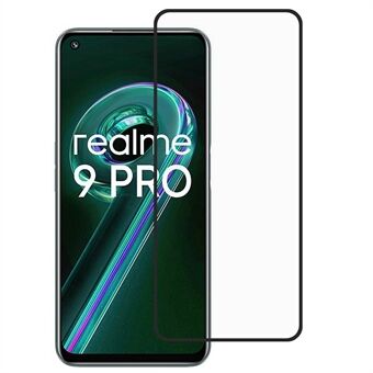 Voor Realme 9 Pro telefoon screen protector HD clear zijde afdrukken volledig scherm ondoorzichtige volledige zelfklevende Anti-kras gehard glas film