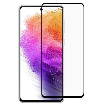 Volledige Lijm Zeefdruk Anti-explosie Gehard Glas Film voor Samsung Galaxy A73 5G, Ultra Clear Full Screen Beschermende Film