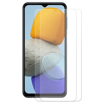 HAT Prince 2 stuks / pak voor Samsung Galaxy M33 / F23 / M23 Volledige lijm 9H Luchtbelvrij 0.26 mm 2.5D Arc Edge Screenprotector in gehard glas