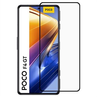 RURIHAI Voor Xiaomi Poco F4 GT 2.5D Secundaire Uitharding Gehard Glas Film Volledige Lijm HD Clear Full Screen Protector