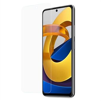 Schermfilm voor Xiaomi Poco M4 5G, 0,3 mm gebogen randen HD Clear Smooth Touch Ultradunne schermbeschermer van gehard glas