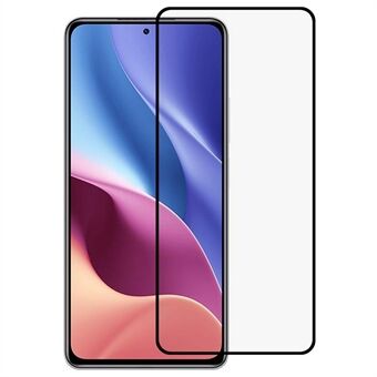 RURIHAI Voor Xiaomi Mi 11i / Poco F3 / Redmi K40 / K40 Pro Zeefdruk Volledige dekking Volledig zelfklevende schermbeschermer Ultraheldere explosieveilige AGC-film van gehard glas