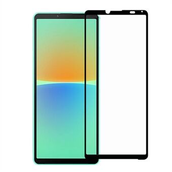 Voor Sony Xperia 10 IV Bubble Gratis Black Edge Ultra Clear Duurzaam AGC Glas Volledige Cover Volledige Lijm Gehard Glas Screen Protector: