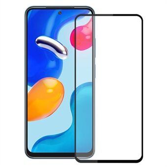 MOCOLO voor Xiaomi Redmi Note 11 4G (Qualcomm) / Note 11S 4G Dual Defense Silk Printing Gehard glas Volledige lijm Volledig schermbeschermer - Zwart