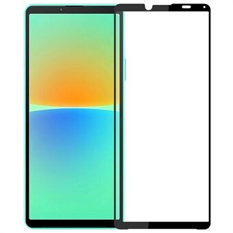 PINWUYO JK Gehard Glas Film Serie-2 voor Sony Xperia 10 IV Duurzaam Geen Bubble Gehard Glas Film Volledige Lijm Volledig scherm Explosieveilige beschermer