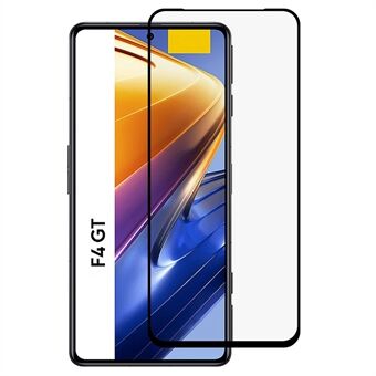 Voor Xiaomi Poco F4 GT Volledige Die 9D Hoge Transparantie Side Lijm Zijde Afdrukken Gevoelige Touch Gehard Glas Screen Protector