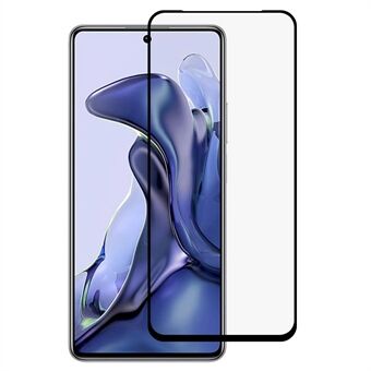 9D Gehard Glas Film voor Xiaomi 11T 5G/11T Pro 5G, gladde Hoge Transparantie Zijde Afdrukken Zijlijm Volledig dekkende Screen Protector