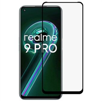 Voor Realme 9 Pro 5G/Realme V25 5G 9D Zijde Afdrukken Full Size Screen Protector Side Lijm Anti- Scratch Gehard Glas Shield