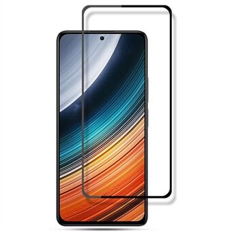 MOCOLO voor Xiaomi Redmi K40S 5G / Poco F4 5G Secundaire versterking Gehard glas Screen Protector Zijde afdrukken Volledige dekking Volledige lijmfilm - Zwart