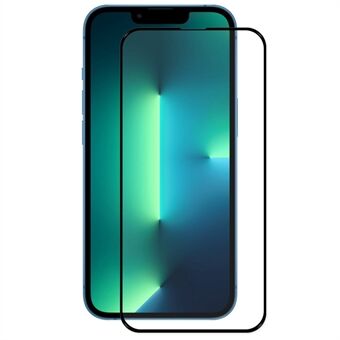 ENKAY HAT Prince Voor iPhone 14 Max 6.7 inch Volledige Lijm Full Screen Protector Anti-explosie 2.5D Arc Edge 0.26mm 9H Hoge Aluminium-silicium Glas Film