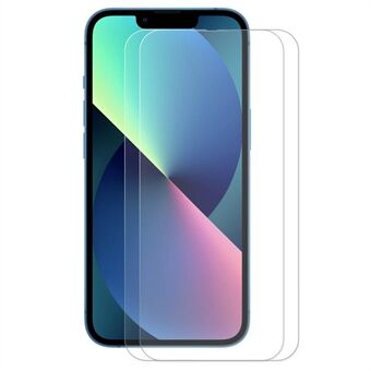 ENKAY HAT Prince 2 stks/pak voor iPhone 14 Max 6.7 inch 9H Hardheid Gehard Glas Film Volledige Lijm Explosieveilige 2.5D Arc Edge 0.26mm Screen Protector