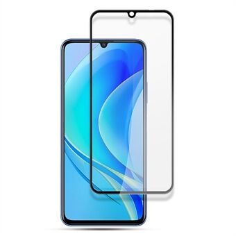 MOCOLO Voor Huawei nova Y70 4G Gehard Glas Full Screen Protector Zijde Afdrukken Volledige Lijm Secundaire Verhardende Film - Zwart