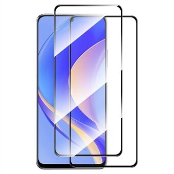 ENKAY HOED Prince 2 stks/set Voor Huawei nova Y90 4G Screen Protector 0.26mm 9H 2.5D Arc Edge Volledige Lijm Anti- Scratch Hoge Aluminium-silicium Glas Film