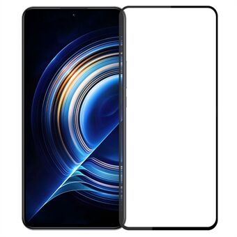 PINWUYO JK Gehard Glas Film Serie-2 voor Xiaomi Redmi Note 12 Pro 5G / 12 Pro+ 5G Volledige Lijm Screen Protector, Volledig Bedekkende Hoge Aluminium-silicium Glas Film