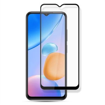 MOCOLO voor Xiaomi Redmi 11 Prime 5G Volledige lijm Zijdedruk Film van gehard glas Volledige afdekking HD Clear Secundaire verharding Schermbeschermer - zwart