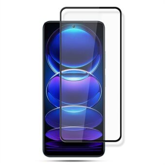 MOCOLO voor Xiaomi Redmi Note 12 5G gehard glas secundaire verharding schermbeschermer volledige lijm zijdedruk ultraheldere film - zwart