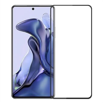 MOFI JK 3D Gehard Glas Film-1 voor Xiaomi 11T 5G / 11T Pro 5G Gebogen Hoge Aluminium-silicium Glas Screen Protector Volledige Cover Full Glue HD Clear Scratch Film