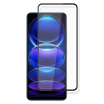 MOCOLO voor Xiaomi Redmi Note 12 Pro+ 5G Zijdedruk HD Helder Anti-explosie Gehard Glas Film Secundaire Scratch Schermbeschermer - Zwart