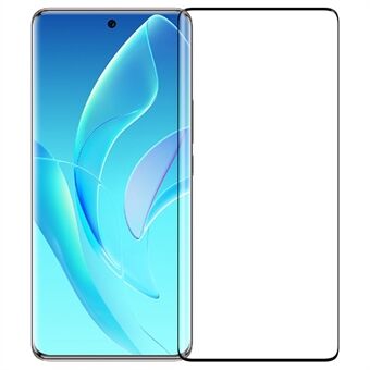 PINWUYO voor Honor 80 Pro 5G JK 3D Hot Bending Tempered Glass Film-2 Anti-vingerafdruk Sensitive Touch Full Screen Protector Onbreekbaar Full Glue HD Tempered Glass Film