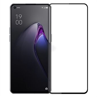 PINWUYO JK Gehard Glas Film Series-2 Anti-explosie Screen Protector voor Oppo Reno8 T 4G, Volledige Cover Volledige Lijm Helder Gehard Glas Film