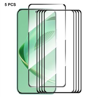 ENKAY HOED Prince 5Pcs voor Huawei nova 11 Zijde Afdrukken 2.5D 9H Screen Protector Hoge Aluminium-silicium Glas 0.26mm Screen Guard