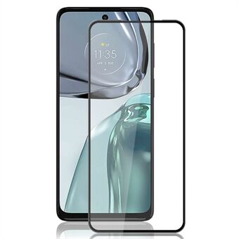 MOCOLO Silk Printing Film voor Motorola Moto G62 5G Secundaire verharding gehard glas Full Screen Protector - zwart