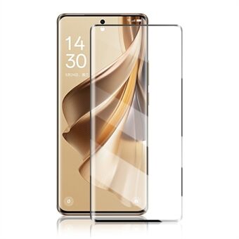 MOCOLO voor Oppo Reno10 5G (Global) Volledige Cover Schermbeveiliging 3D Gebogen Volledig Gehard Glas Film - Zwart