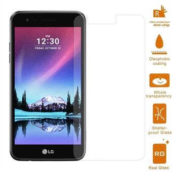 Voor LG K4 (2017) screenprotector voor mobiele telefoons voor gehard glas 0,3 mm (Arc Edge)