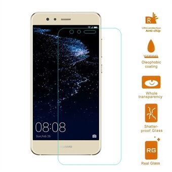 Voor Huawei P10 Lite Mobiele Gehard Glas Screen Protector 0.3mm (Arc Edge)