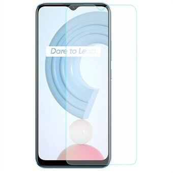 AMORUS Hoge Aluminium-silicium Glas Film voor Realme C21Y, 2.5D Arc Edge Anti-slijtage Explosieveilige Screen Protector