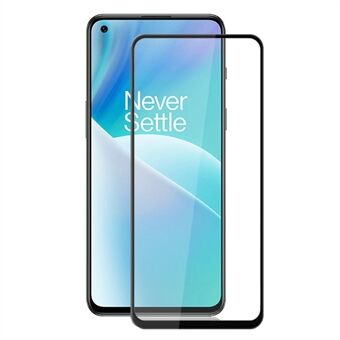 AMORUS voor OnePlus Nord 2T 5G volledige lijm gehard glas secundaire versterkende zijde afdrukken HD volledig schermbeschermer - zwart