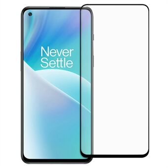 Voor OnePlus Nord 2T 5G Volledige Cover AGC Gehard Glas Volledige Lijm Zwarte Edge Explosieveilige Screen Protector