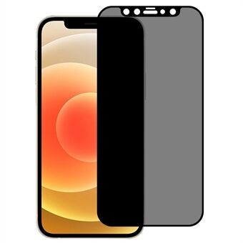 PDGD Volledige Lijm Volledige Cover Screen Film voor iPhone 12 6.1 inch 2.5D Gehard Glas Screen Protector Anti- Spy Zijde Afdrukken Front Screen Cover