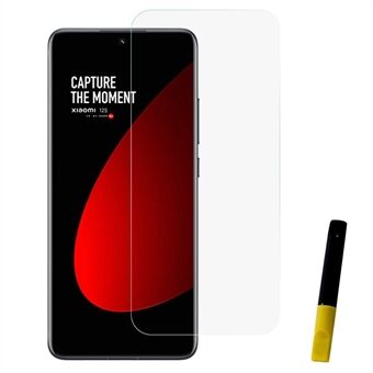 Voor Xiaomi 12S Pro 5G/12 Pro (Dimensiteit) 5G/12 Pro 5G Anti-explosie Gehard Glas Screen Protector UV Vloeibare Lijm Licht Installatie Kit Telefoon Case Vriendelijke Volledige bekleding Volledige Lijm Arc Edge Screen Film