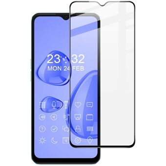 IMAK Pro+ Serie voor Oppo A57 (2022) 5G/A77 5G HD Clear Screen Protector Volledige Cover Bescherming Volledige Lijm 9H Hardheid Gehard Glas Film