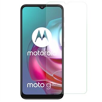 Voor Motorola Moto G30 HD Clear Gehard Glas Film 2.5D Arc Edge Stofdicht Screen Protector: